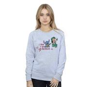 Disney Lilo And Stitch Hawaii Sweatshirt In Grey Grey L