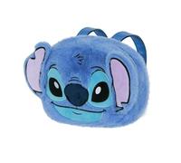 Disney Lilo and Stitch Heart-Plush Face Backpack, Blue