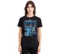 Disney Lilo and Stitch Homage Ladies T Shirt, Black, Large
