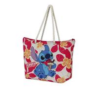Disney Lilo and Stitch Ice Cream-Soleil Beach Bag, Pink, 52 x 37 cm