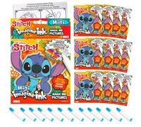 Disney Lilo and Stitch Imagine Ink Coloring Book Set - Bundle of 12 No Mess Magic Ink Activity Books | Stitch Mess Free Party Supplies for Girls Boys