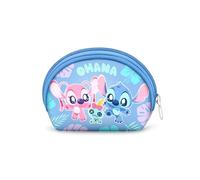 Disney Lilo and Stitch Jolly-Casual Oval Coin Purse, Blue, 12 x 9 cm