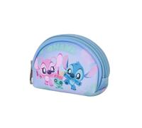 Disney Lilo and Stitch Jolly-Casual Oval Coin Purse, Blue, 12 x 9 cm