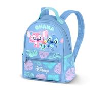 Disney Lilo and Stitch Jolly-Small Heady Backpack, Blue, 22 x 25 cm, Capacity 5 L