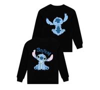Disney Lilo And Stitch Jumper For Women | Stitch Clothes For Women | Womens Sweatshirts Black X-Small