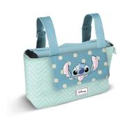 Disney Lilo and Stitch Lovely-Hamper Mommy Baby Stroller Organizer Bag, Blue, 39 x 24 cm, Capacity 10 L
