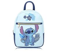 Disney Lilo and Stitch Mini Backpack | 10" PU Leather Purse for Women, Men, Unisex | Cute Daypack With Shoulder Straps