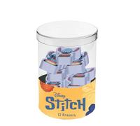 Disney Lilo and Stitch Mix-Cube with 12 Erasers, Purple