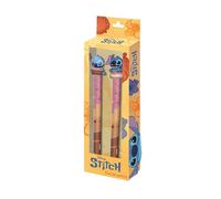 Disney Lilo and Stitch Mix-Pack of 2 Eternal Pencils, Yellow, 9.5 x 23 cm
