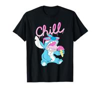 Disney Lilo and Stitch Neon Ice Cream Chill Drip T-Shirt