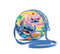 Disney Lilo and Stitch Ocean-Round Crossbody Bag, Blue, 18.5 x 18.5 cm