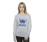 Disney Lilo And Stitch Ohana Circle Sweatshirt In Grey Grey