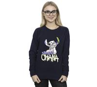 Disney Lilo And Stitch Ohana Graffiti Sweatshirt In Navy Navy S