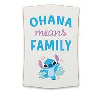 Disney Lilo and Stitch Ohana Means Family Tropical Wood Wall Decor - Cute Stitch Sign for Home Decorating