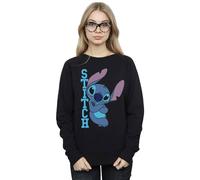 Disney Lilo And Stitch Posing Sweatshirt In Black Black S