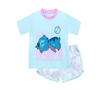 Disney Lilo And Stitch Pyjamas | Stitch PJs For Girls | Long Sleeve Tie Dye Girls Pyjamas | Kids Pyjamas Ages 5 to 13 Years