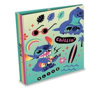 Disney Lilo and Stitch Ring Binder (Acid Pops Design) A4 Ring Binder Folder, Lilo and Stitch Gifts for Girls, Boys, Men and Women
