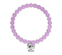 Disney Lilo and Stitch Silver Charm Beaded Bracelet