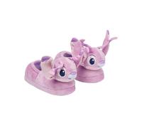 Disney Lilo And Stitch Slippers For Girls, 3D Angel Girls Slippers, Fluffy Lilo & Stitch Merchandise, Pink 2
