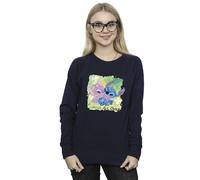 Disney Lilo And Stitch St Patrick´s Day Clover Sweatshirt In Navy Navy