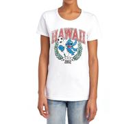 Disney Lilo and Stitch Stitch Ball Womens T Shirt, White, S