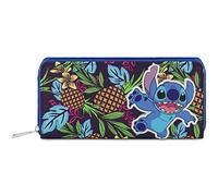 Disney Lilo And Stitch Stitch Tropical Zip Around Wallet