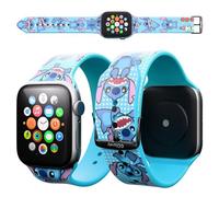 Disney Lilo and Stitch Stuff Wristband For Apple Watch Band Series 9/8/7/6/5/4/3/2/1/SE 38MM, 40MM, 41MM | Lilo and Stitch Gifts for Women, and All Fans | Replacement Apple Watch Compatible Bands For