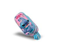 Disney Lilo and Stitch Surprise-3D Double Pencil Case, Blue, 22 x 10 cm