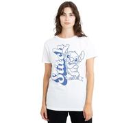 Disney Lilo and Stitch Thats Me Ladies T Shirt, White, Large