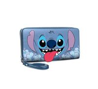 Disney Lilo and Stitch Tongue-Essential Wallet, Blue, 19 x 10 cm