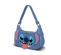 Disney Lilo and Stitch Tongue-Fancy Casual Bag, Blue, 21.5 x 11.5 cm