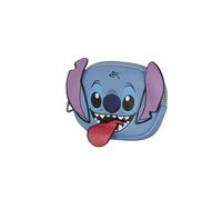 Disney Lilo and Stitch Tongue-Oval Coin Purse, Blue, 13.5 x 10 cm