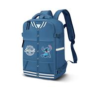 Disney Lilo and Stitch Varsity-Mercury Backpack 2.0 Underseat Cabin Bag 40x20x25cm, Blue, Capacity 20 L