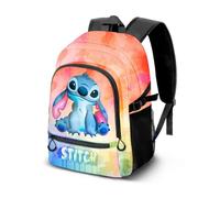 Disney Lilo and Stitch Watercolour-Fight Backpack 3.0, Multicolour, 31 x 41 cm, Capacity 22 L