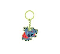 Lilo & Stich - Rubber Keychain, Blue, One Size, Casual