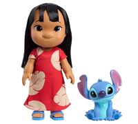 Just Play Disney Lilo & Stitch 14-inch Poseable Lilo Doll with 5-inch Stitch Figure, Collectible Toys, Toy for Fans, Girls, Boys, Kids, Ages 3 and Up