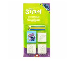 Disney Lilo & Stitch 4 Multiprint Stitch Stamp Set Disney Multicolor