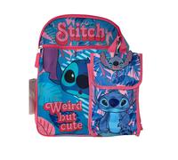 Disney Lilo & Stitch 5-Piece 16 Inches Backpack Set for school- Weird