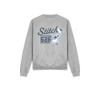 Disney Lilo & Stitch 626 Sports Adults Crew Sweatshirt, Heather Grey | Size: 2XL Disney Grey 2XL