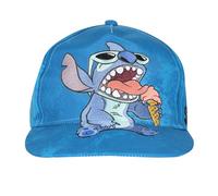 Disney Lilo & Stitch Adults Baseball Cap - Officially Licensed Adjustable Hat with Embroidered Stitch Design, Classic Blue Style