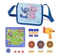 Disney Lilo & Stitch Adventure Bag Playset Kids Target Game With Toy Blaster, Wooden Targets, Binoculars & Travel Bag
