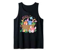 Disney Lilo & Stitch + Angel Aloha Spring Easter Eggs Basket Tank Top