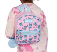 Disney Stitch Backpack | Girls Mini Backpack With Stitch Keyring | Bags For Girls | Girls Backpacks | One Size Pink