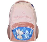 Disney Lilo & Stitch (Be Kind To All Kind) Pink Backpack 42cm Kids School Bag