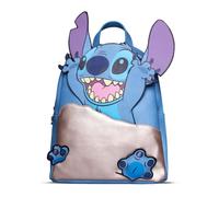 Disney Lilo & Stitch - Beach Day Stitch - Novelty Mini Back Pack, Blue, One Size, Casual