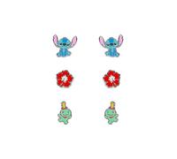 Disney Lilo & Stitch Blue, Red & Green Pack of 3 Earrings Set Red