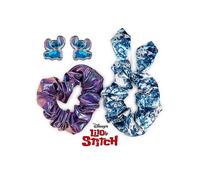Disney Lilo & Stitch Blue Scrunchie & Stud Earrings set Blue