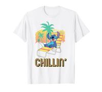 Disney Lilo & Stitch Chillin' Stitch Beach Portrait T-Shirt