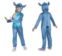 Disguise Kids Fancy Dress Costume Stitch 170849M-EU Disney Hooded Jumpsuit Soft Fabric 3-4 Years