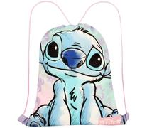 Disney Lilo & Stitch Drawstring Bag for Girls | Cute Gym, Swimming & PE School Backpack | Lightweight Trainer Bags for Kids & Teens